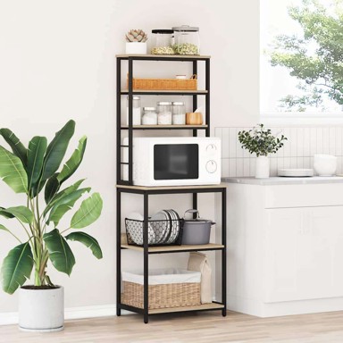 Kuhinjska polica, 60 x 40 x 168 cm, sonoma hrast