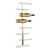 PT LIVING Zidni metalni držač za boce vina, Float, 8 boca, zlatna