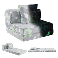 NORTHIX Dječja sofa 3u1, 65,5x60,5 cm, periva, svijetli u mraku