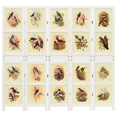 ROMDIVIDER Panel pregrade za prostoriju 212 x 165 cm MDF, bijelo