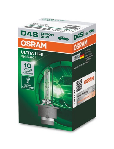 OSRAM Xenarc Ultra Life D4S, 4200K, xenon žarulja, do 4x dulji radni vijek