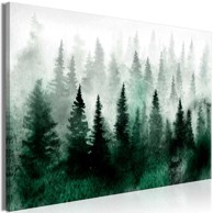 Slika Scandinavian Foggy Forest Wide 90x60
