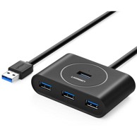 UGREEN USB 3.0 4 Ports hub, crni 0.5m 