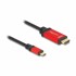 DELOCK Kabel USB TipC - HDMI 2 m 8K 60Hz, crna
