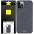 SPACECASE Silikonska maskica s prstenom za Apple iPhone 12 Pro Max, crna