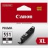CANON Tinta za printer CLI-551 XL, crna