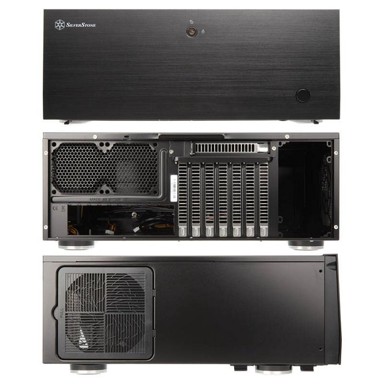 SILVERSTONE Kućište SST-GD07B USB 3.0 Grandia, HTPC, E-ATX, crno