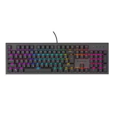 GENESIS Gaming tipkovnica Thor 303 FR RGB, pozadinsko osvjetljenje, mehanička, BROWN switch, bijela, HOT SWAP
