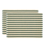 SÖDAHL Platnena podloga 2 kom 33x48 cm Statement Stripe 