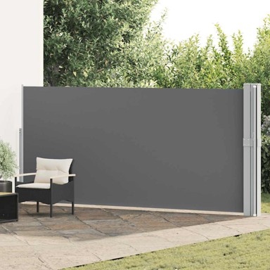 Uvlačiva bočna tenda za terasu 170 x 1200 cm, antracit