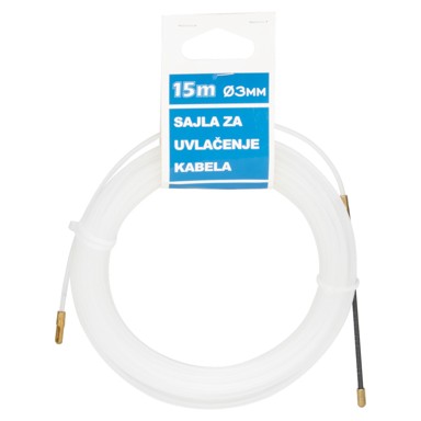 Sajla za uvlačenje kabela 15m fi3 mm