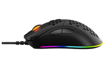 DELTACO Gaming miš DM210 Ultralight, RGB, crni