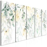 Slika Waterfall of Roses (iz pet dijelova) Narrow Second Variant 225x90