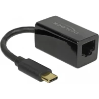 DELOCK Adapter USB 3.1 USB-C na RJ45, crni