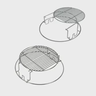 BIG GREEN EGG Rešetka na više razina, L