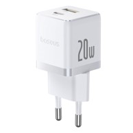 BASEUS Palm Mini zidni punjač, USB-C i USB-A, 20 W