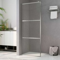 Pregrada za tuš 100x195 cm, ESG prozirno staklo