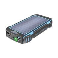 PRIO Solar Power bank Fast Charge, 20,000mAh, 22,5W SCP/20W PD/18W QC3.0, crni
