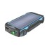 PRIO Solar Power bank Fast Charge, 20,000mAh, 22,5W SCP/20W PD/18W QC3.0, crni