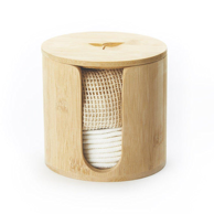 STYLPRO Posuda s 8 višekratnih bambusovih jastučića za uklanjanje šminke