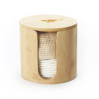 STYLPRO Posuda s 8 višekratnih bambusovih jastučića za uklanjanje šminke