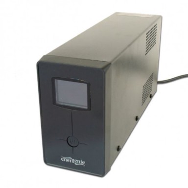GEMBIRD UPS s LCD zaslonom, 850 VA, crni