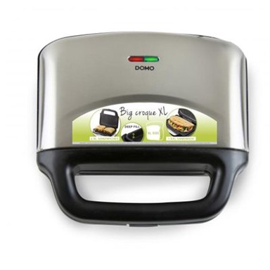 DOMO Toster DO9195C, Big Croque XL, 900 W, 2 tosta, crni