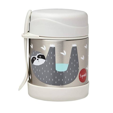 3SPROUTS Termo posudica s priborom za hranjenje 325 ml, ljenjivac