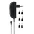 DELTACO AC adapter za laptop, 100–240 V, 3–12 V, 1,5 A, 6 vrhova 