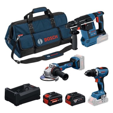 BOSCH professional akumulatorski set alata GSR 18V-65 + GBH 18V-26 + GWS 18V-11 (0615A500AJ)