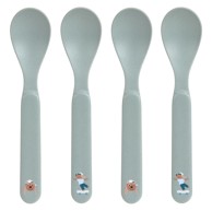 LÄSSIG Žlice PP/celuloza, set 4/1, Tiny Team Dog