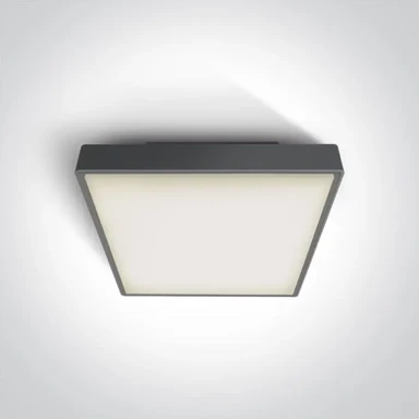 Plafonjera DM67282AN/AN/W, LED 24 W, 3000 K, 1440 lm, 230 V, IP65, antracit