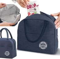 SEVERNO Termalna torba za ručak, za hranu, za ručak, izolacijska, tamno plava