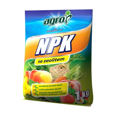 AGRO Kruto gnojivo NPK SA ZEOLITOM 1KG