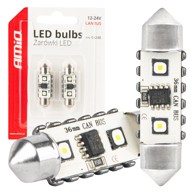 AMIO LED žarulje CANBUS Festoon C5W 36mm 12SMD 3838 bijele 12V/24V