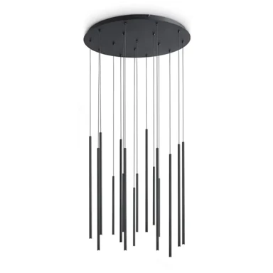 IDEAL LUX Visilica Look Drop SP16, LED, D16, 3000K, ON-OFF, crna