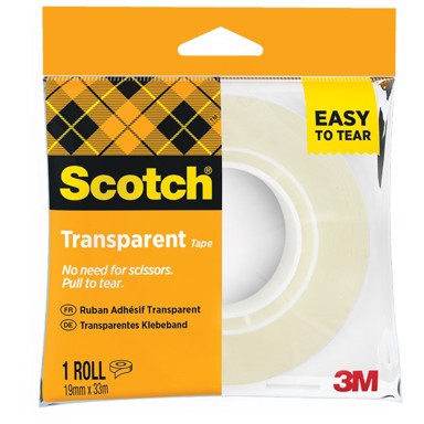 3M Traka ljepljiva Scotch 508, 19 mm, 33 m, prozirna