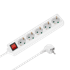 REBEL Produžni kabel, 5 Schuko utičnica, prekidač, 3 m