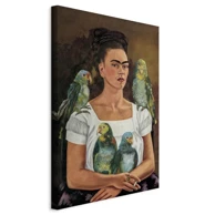 Slika Frida Kahlo – Me and My Parrots, 80x120 cm, na talijanskom platnu