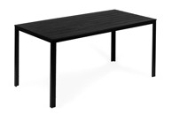 MODERNHOME Stol za terasu 156x78 cm, crna