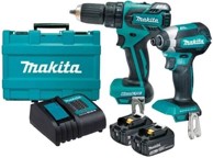 MAKITA Kombinirani set alata DLX2142S, 18 V, 2 x 3,0 Ah