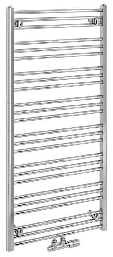 BRUCKNER Radijator ALBRECHT, 600 x 1250 mm, kromirani, središnji priključak