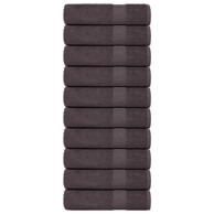 Ručnici za kupanje 10 kom antracit 100x150cm 360 gsm 100% pamuk