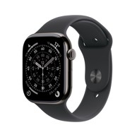 APPLE Watch Series 11 GPS + Cellular 46 mm titan kućište Slate s narukvicom Sport Black – S/M