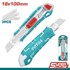 TOTAL Skalpel One-Stop Tools 18x100 mm 167 mm, crni