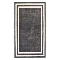 VITAUS Bijelo-sivi perivi tepih 80x50 cm