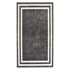 VITAUS Bijelo-sivi perivi tepih 80x50 cm
