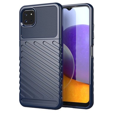 HURTEL Fleksibilna maskica TPU Thunder za Samsung Galaxy A22 5G, plava