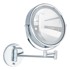 WENKO Kozmetičko ogledalo s osvjetljenjem/povećavajuće (5x) ø 17,5 cm Power-Loc Lumi 