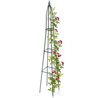 NORTHIX Metalni obelisk 33 x 32 x 190 cm, zeleni